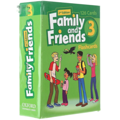 فلش کارت Family and Friends 3 second edition