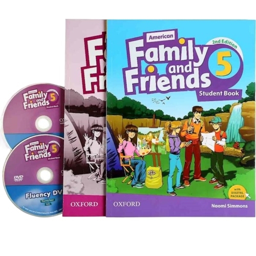 کتاب American Family and Friends 5+WorkBook