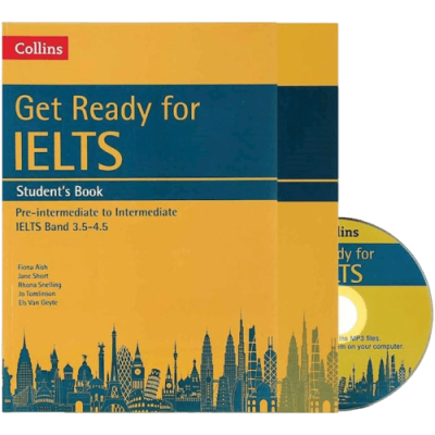 کتاب Get Ready For IELTS For IELTS Band 3.5-4.5 Student’s Book + Workbook
