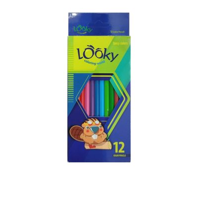 مداد رنگی 12 رنگ لوکی (Looky) مدل 1012